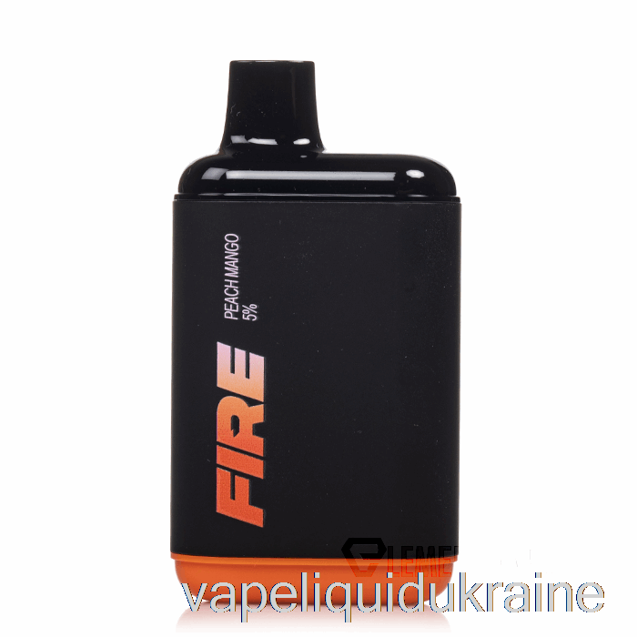 Vape Liquid Ukraine Fire XL 6000 Disposable Peach Mango